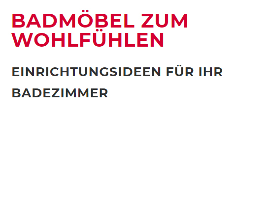 Badmöbel bei  Langenbernsdorf