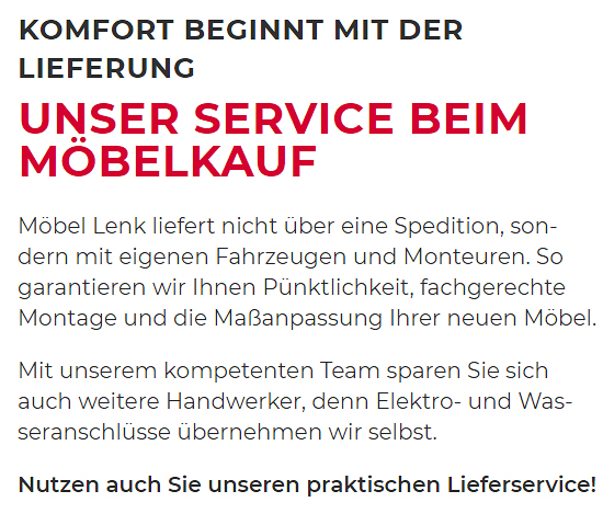 Möbel nachhause liefern lassen in der Nähe von Hartmannsdorf (Kirchberg)